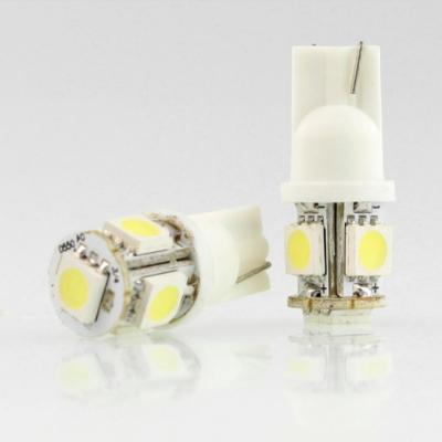 China Hot Sale T10 Light 5050 Width 5 SMD 12V 24V W5W Bombilla T10 Led Bulbs Caro for sale