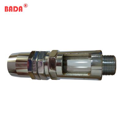 China Fuel Dispenser Brass Two Window Fuel Sight Glass for sale