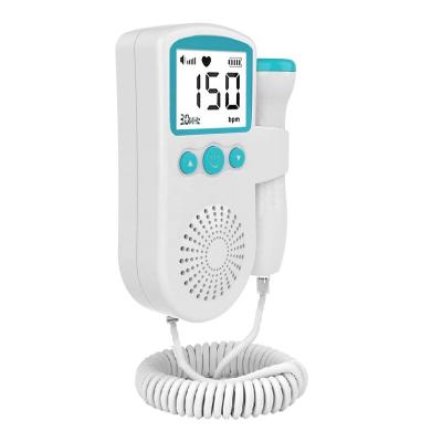 China Portable Metal Fetal Doppler Device For Pregnant Women Cheap Baby Machine Pregnancy Heart Rate Device for sale