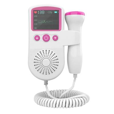 China Metal Portable Ultrasound Fetal Doppler Machine For Pregnant Women Baby Heartbeat Cheap Pregnancy Device for sale