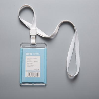 China Top Quality Fashionable Exhibition UHOO Card Holder Plastics Acrylic ID Card Holder for sale