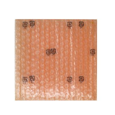 China Open Top Open Top Transparent Orange Anti Static Poly Bag ESD Bubble Bag Electronics Packaging Pouch for sale