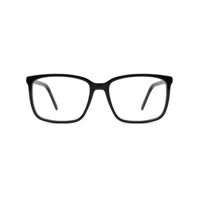 China New Fashion Big Eyeglasses Frame Acetate Men's Basic Eyeglasses Professional Design Basic Optical Eyeglasses Frame for sale