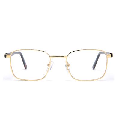 China Temple Low Price New Arrival Blue Light Glasses Colorful Light Lamination Fashion Metal 2022 Optical Frames for sale