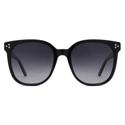 China Shape China Top Quality Sun Glasses Square Shape Anti Scratch Acetate Sunglasses for sale