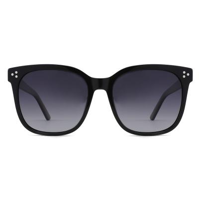 China Shape High QualityBig Glass Sunglasses Acetate Sunglasses Wholesale Sun Glasses for sale