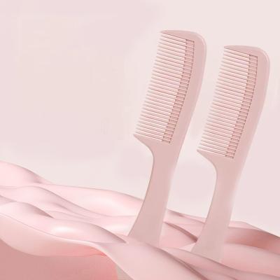 China Comfortable High Quality Colored Straight Hair Comb Pro Salon Hairdressing Anti-Static Plastic Comb For Long Hair Beauty And Kids for sale