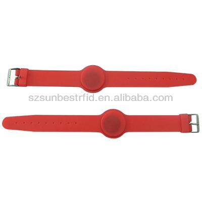 China Sunbestrfid factory ABS men women kid women wr8866 waterproof/waterproof rfid wristband for swim gym for sale