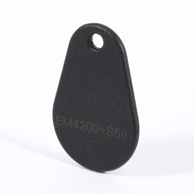 China ABS 125khz&13.56mhz uid em4200+S50 dual frequency variable rfid key fobs for sale