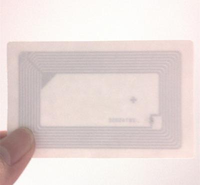 China sunbestrfid paper factory paper rfid uhf card transparent disposable rfid inlay for sale