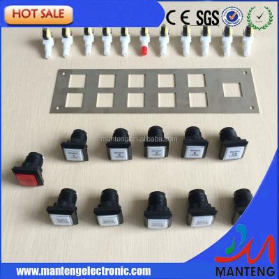 China Super Quality LED Keyboard With Metal Panel And Button For WMS 550 Life Of Gaming PCB Luxury Panel for sale