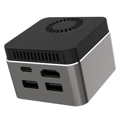 China Gemini Lake N4120 Quad Cores Mini PC Fanless Intel® Nuc Htpc com EMMC Micro SD à venda