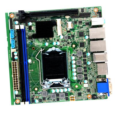 Chine Mini carte mère d'Itx de LGA 1151, double LAN du double canal DDR4 de carte mère de PC de tablette à vendre