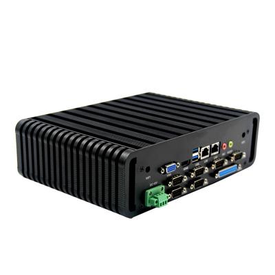 China Intel® 3th Gen Ivy Bridge i3 i5 i7 Celeron® 1037U Fanless Industrial Mini PC 6COM 2LAN LPT computer for sale