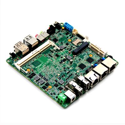 China J1900 NANO Itx Mini Desktop placa-mãe RJ45 Com Console 2 LAN HDMI DP Display à venda