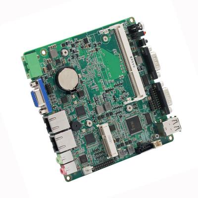 Chine Quatre cœurs J1900 NANO Sans ventilateur NUC Motherboard 4 COM 2 LAN Industriel Mainboard à vendre