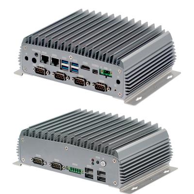 Chine 6COM Mini PC double LAN Sans ventilateur Réseau local 2 gigabits avec écran HDMI DP Kaby Lake 3865U à vendre