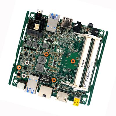 China 5th Broadwell-U I7-5500U NUC PC Industrieel Nano Moederbord Mini DP Display DC 12-19V Voeding Te koop