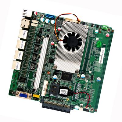 中国 クワッド コア E3845 ファイアウォール マザーボード ネットワーク セキュリティのためのミニ Itx 4 Lan Pfsense 販売のため