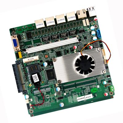 Cina Mini Itx 4 Lan Firewall Senso PF Mainboard Bay Trail J1800 J1900 E3845 CPU in vendita