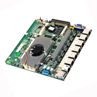 China Netwerkbeveiliging Firewall Moederbord Quad kerns J1900 6 Lan Mini Itx pfsense-router Te koop