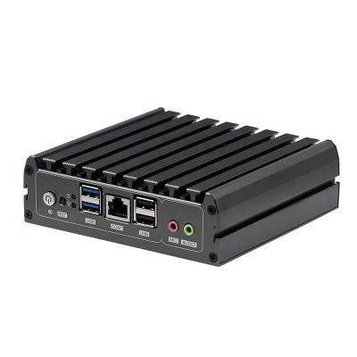 중국 2개의 랜 ​​방화벽 RJ45 RS232를 가진 산업 Fanless 소형 PC 쿼드 핵심 J1900 E3845 판매용