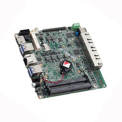 China Intel® Skylake-U i7-6500U 4 NIC Industrielles NANO-Firewall-Mainboard / Pfsense-Hauptplatine zu verkaufen