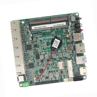 China Mini PC com firewall placa-mãe X86 11th Tiger Lake I3 I5 I7 6 NIC Nano Itx Pfsense Pc placa-mãe à venda