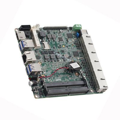 China Intel® 6e generatie I3 I5 I7 6 LAN industrieel NANO-moederbord voor Firewall-pc Pfsense-router Te koop