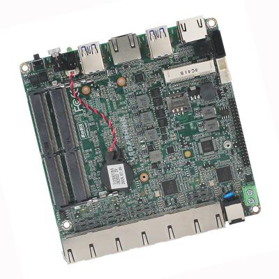 中国 第 7 世代 I3-7100U I5-7200U I7-7500U 6 Lan ファイアウォール PC Pfsense マザーボード 産業用 NANO メインボード 販売のため