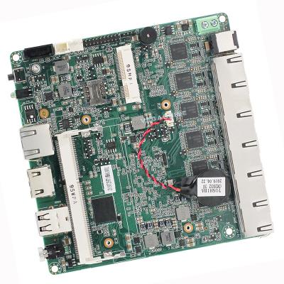 China 6 Lan Nano Firewall Motherboard Quad Cores J1900 Network Security Mainboard for sale