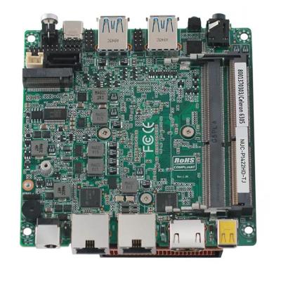 China 11e Intel Nano-moederbord I7-1165G7 2 Lan Mini DP 4K Display RS232 COM Te koop