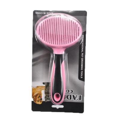 China Professional Wholesale Stocked Pin Brush Grooming Comb Grooming Wire Brush for sale