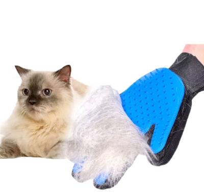 China Stocked Pet Mate Touch Five Finger Pet Bath Wash Massage Gloves for sale