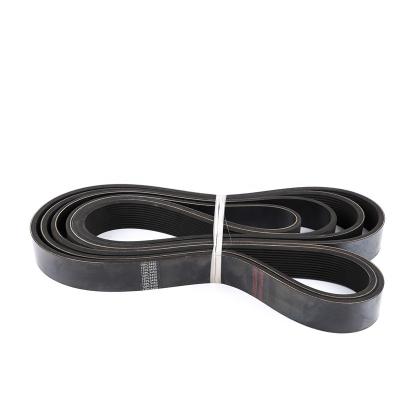 China Automotive 3450 In Length Poly V Ribbed Belt Multi-Ribbed PL 12 Ribs Belting Agricultural Industrial Use Power Conductor Rubber Three V Belt for sale