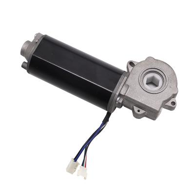 China China Totally Enclosed Holding Mini 12V 24V DC Motor Worm Gearbox For Electric Height Adjustable Desk for sale