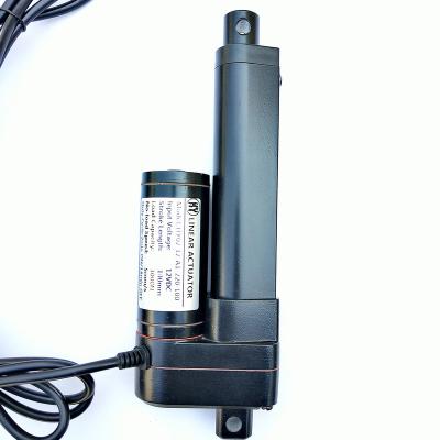 China 12v 3000N dc motor dc 300mm dc 24v worm gear electric push rod drip-proof electric motor IP65 1000N linear actuator for sale