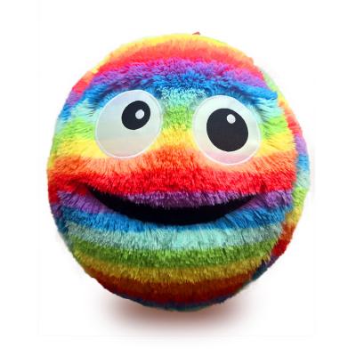 China Indoor and Outdoor Activity Monster Fuzzy Neon Ball PVC Inflatable Jumping Ball 23cm for sale