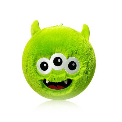 China Inflatable Toy 24 Inch Monster Cloth Plush Inflatable Fuzzy Toys Pvc Ball for sale