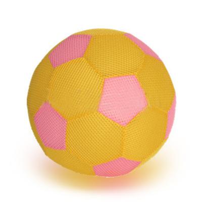 China Sports Toy Kids Ball Toy Pvc Air Mesh Fabric Football Ball Pvc Toys Soccer Ball for sale