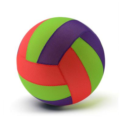 China Inflatable Toy 35 Cm Mesh Polyester Fabric Pvc Toy Volleyball Ball for sale