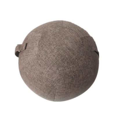 China Yoga Exercise Resting Ball With Blanket Bag Therapy Fitness Ball For Balance Birthing Cloth Yoga Ball Workout Blanket for sale