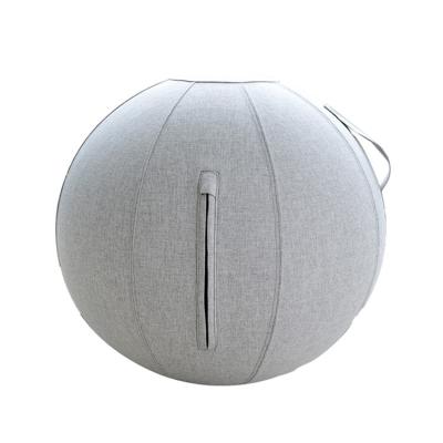 China Hot Sale Full Body Exercise Fitness Stability Yoga Ball Blanket Washable Balance Yoga Ball Chair Cover For Body Building for sale