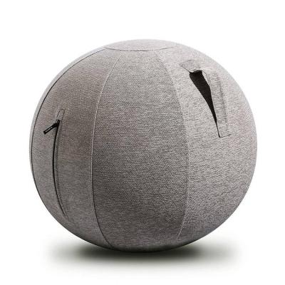 China Round Cover Exercise Ball PVC Yoga Ball Inflatable Gym Office Gym Ball Balance Lose Weight for sale