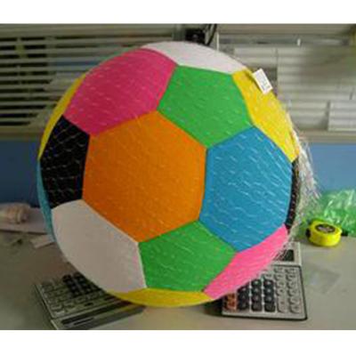 China Toy New Professional 40cm Inflatable Sports Football Toys Child Kids Cloth Beach Balls for sale