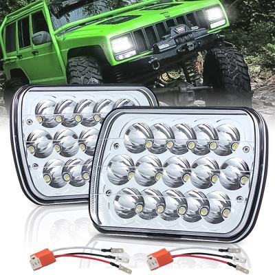 China High Low Beam 5x7 7x6 Dot Approved LED Headlight 12V Truck etc. 5x7 Off Road LED for Truck Van for sale