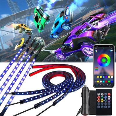 China For All Cars Underglow Car LED Lights RGB Neon Accent Lights Exterior and Interior Car LED Strip Lights Kit for sale