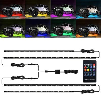 China For All Cars Underglow Car LED Lights Wireless Remote Control RGB Colors Outdoor Car Underbody LED Light for sale