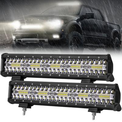 China Widely applied in different kinds of 390W inch LED of vehicles etc. 15 Working High Quality Aurora LED Light Bar Offroad Light Bar For Car Truck Boat for sale