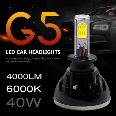 China For All Cars K5 9005 9006 360 Super Bright LED Headlight H1 H7 H11 H4 LED Headlight Bulb for sale